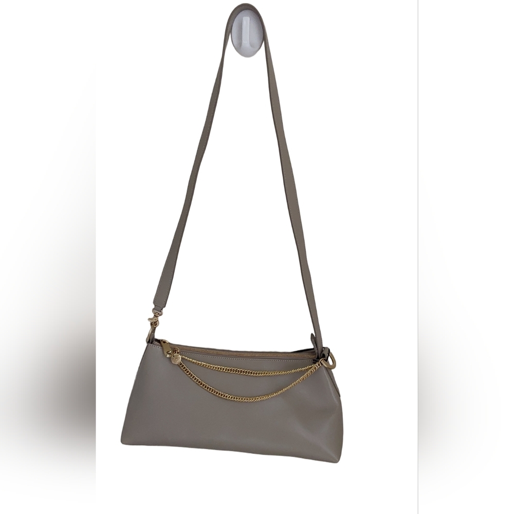 ZAC POSEN EARTHA MINI ZIP TOP SHOULDER BAG‎ IN SMOKE EMBER - Picture 2 of 7